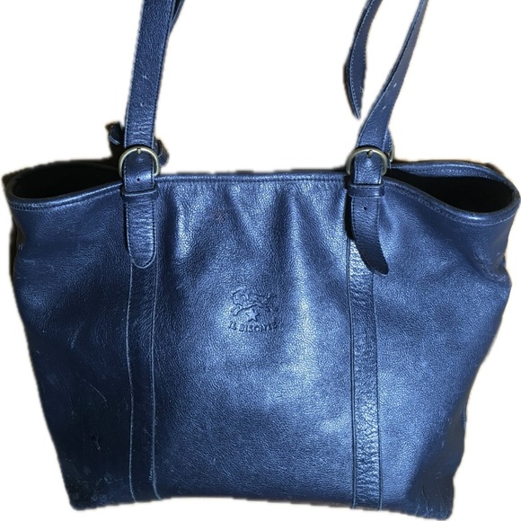 IIBisonte Grained Leather Large Tote Shoulder Handbag DISTRESSED - Picture 2 of 16